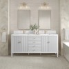 Myrrin 72" Double (Vanity Only Pricing) in Bright White